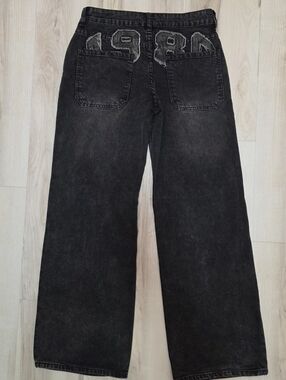 Love Soho 1980 Black Wash Jeans